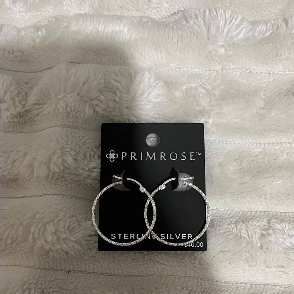 Sterling Silver Hoop Earrings